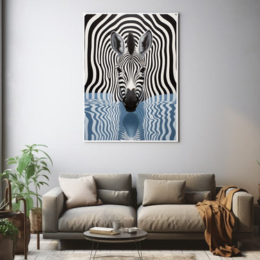 Tableau Moderne Zèbre